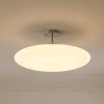 Lindby LED-Deckenleuchte Gunda, wei&szlig;, Glas, &Oslash; 48 cm, dimmbar