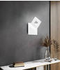 FISCHER & HONSEL LED-Wandleuchte Hennes, 18x18cm, weiß