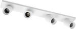 Arcchio Strahler Brinja, wei&szlig;, eckig, &Oslash; 7 cm, 4-flg., GU10