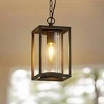 Lucande Au&szlig;enh&auml;ngeleuchte Ferda, 25 cm, anthrazit, IP44
