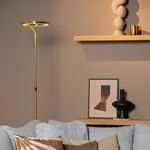 LED-Stehlampe Celeste gold-/messingfarben H&ouml;he 174 cm Metall