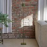 LED-Akku-Stehlampe Nuindie IP54 120 cm rund USB-C tannengr&uuml;n