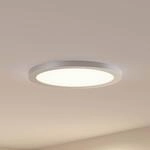 Prios LED-Deckenlampe Aureka, &Oslash; 33 cm, silber, Metall