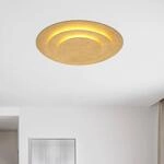 LED-Deckenleuchte Heda, &Oslash; 49 cm, goldfarben, Metall
