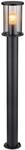 Wegeleuchte Gracey, H&ouml;he 100 cm, schwarz, Edelstahl, IP54