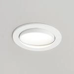 Arcchio LED-Einbauleuchte Katerin, 10 cm, wei&szlig;, schwenkbar