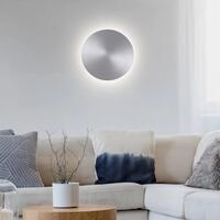LED-Wandleuchte Akku Puntua &Oslash; 25 cm aluminium