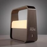 LED-Akku-Tischleuchte PURE Go, dark-metal brown, Aluminium