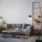 LED-Akku-Stehlampe Brilo unplugged Riffle, anthrazit