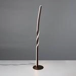 LED-Stehleuchte Ginko, schwarz matt, Metall, H&ouml;he 110 cm