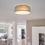Deckenleuchte Ceiling Dream, &Oslash; 30 cm, Textil, grau