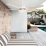 Beacon Deckenventilator mit Licht Louisville, wei&szlig;, leise