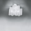 Artemide Logico Deckenlampe 3fl 120° 66x66cm grau