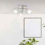 Deckenstrahler Sofia, eisen/chrom/wei&szlig;, &Oslash; 20 cm, 3-flg.