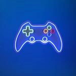 LED-Wandleuchte Neon Gamer, USB