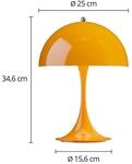 Louis Poulsen Akkulampe Panthella PORTABLE 250 orange IP44