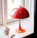 Louis Poulsen Akkulampe Panthella PORTABLE 250 korallenrot