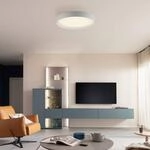 LED-Deckenleuchte TAVOLI, wei&szlig;, &Oslash; 49 cm, Metall, CCT, dim