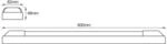 OSRAM LED-Lichtleiste POWER BATTEN, 3.000 K, 60 cm, 2-flg.