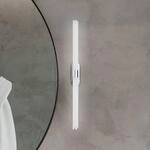 LED-Wandleuchte Runt, L&auml;nge 60 cm, chrom, 4.000 K, IP44