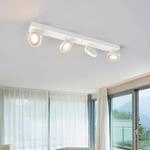 Philips Clockwork LED-Deckenstrahler wei&szlig; 4-flg.