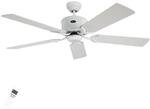 Deckenventilator ECO ELEMENTS, wei&szlig;/grau, &Oslash; 132 cm, leise