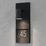 Hausnummernleuchte Modena 7655, schwarz