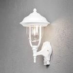 Au&szlig;enwandlampe Parma mit Bewegungsmelder, wei&szlig;
