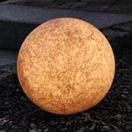 Leuchtende Dekokugel Mundan, 30 cm, terracotta