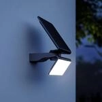 STEINEL XSolar L-S Solar-LED-Au&szlig;enwandlampe silber