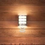 Philips Python LED-Sensor-Au&szlig;enwandlampe Edelstahl