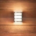 Philips Python LED-Au&szlig;enwandleuchte Edelstahl