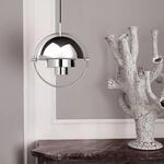 GUBI H&auml;ngeleuchte Multi-Lite, &Oslash; 36 cm, chrom/chrom