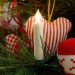 Christbaumkerzen kabellos Erg&auml;nzungsset, 8 cm 5fl