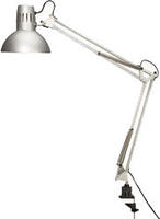 Klemmleuchte MAULstudy, silberfarben, H&ouml;he 44 cm, Metall