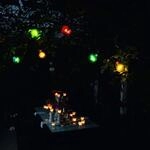 Lichterkette Biergarten 20 bunte LED-Birnen