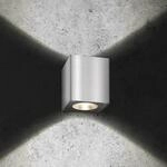 LED-Au&szlig;enwandleuchte 5026, Edelstahl, 11 cm, IP54, up/down