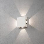 Cremona - LED-Au&szlig;enwandleuchte, verstellbar, wei&szlig;