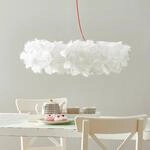 Slamp H&auml;ngeleuchte Clizia Mama Non Mama, &Oslash;78cm, wei&szlig;/rot
