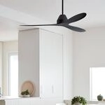 Beacon Deckenventilator Whitehaven, schwarz, leise, &Oslash; 142 cm