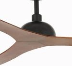 Deckenventilator Gotland, DC, schwarz/Holz dunkel