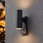 Wandlampe Riga 5 anthrazit, 21 cm Metall Sensor, 2-flg.