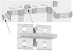 Paulmann Duo Profil 4er Wandhalter f&uuml;r LED-Stripes