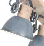 Deckenspot Gearwood, 4-flammig, grau