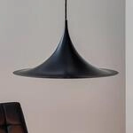 GUBI H&auml;ngeleuchte Semi, &Oslash; 47 cm, schwarz