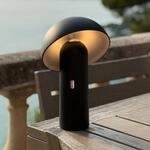 LED-Akku-Tischlampe Todd schwarz H&ouml;he 28cm Metall/Kunststoff