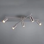 Deckenstrahler Marley nickel matt 5-flammig