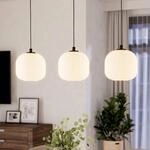 H&auml;ngeleuchte Mantunalle, L&auml;nge 120 cm, schwarz/wei&szlig;, 3-flg.