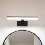 LED-Wandleuchte Pandella 1, L&auml;nge 40 cm, schwarz, Aluminium