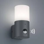 Au&szlig;enwandleuchte Hoosic 1fl. mit Sensor, anthrazit